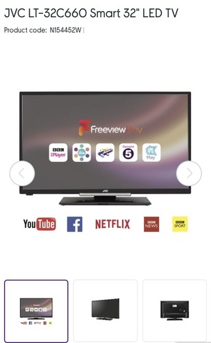 Jvc 32c660a hd led - jvc, 32”