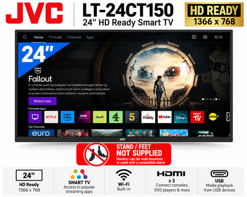 Jvc 24ct150 smart hd - 24",