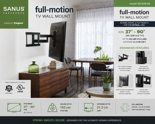 Sanus slf428 full - full, motion