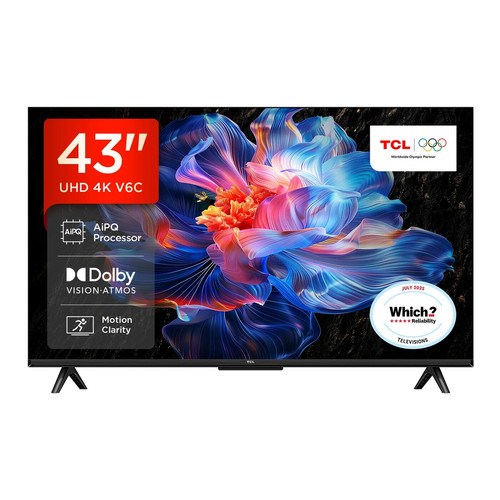 Tcl 43v6c uhd hdr smart - 43",
